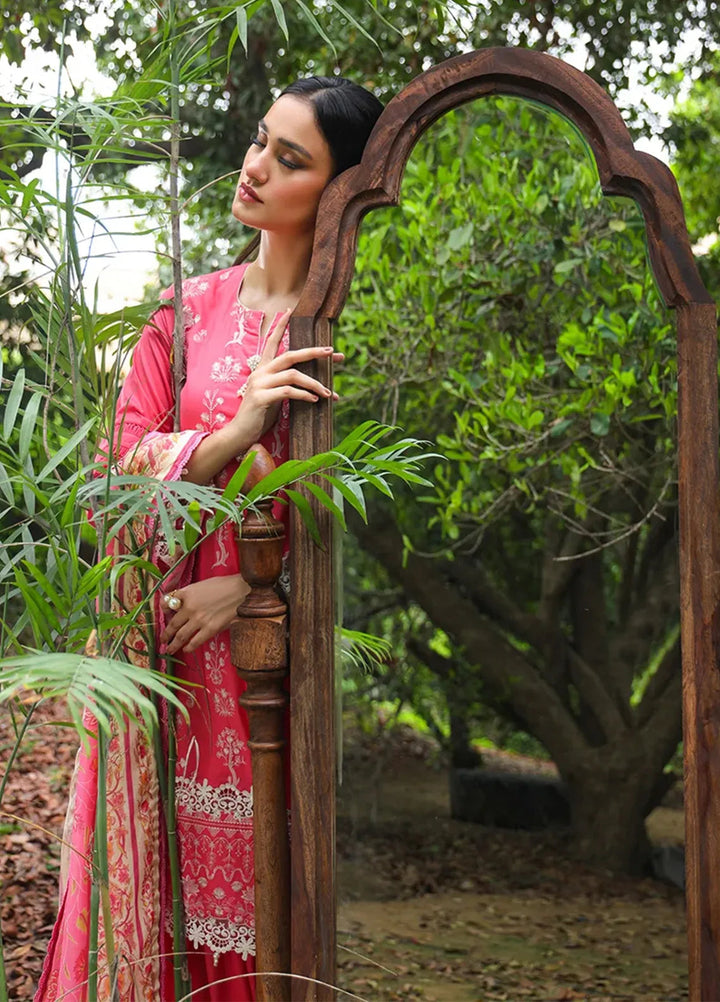 Mina By Salitex Embroidered Lawn Suit Unstitched 3 Piece SUNS24ALM011UT - Summer Collection