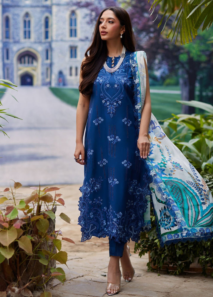 Mina Hasan Embroidered Lawn Suits Unstitched 3 Piece MNH25LL Anaaya - Festive Collection