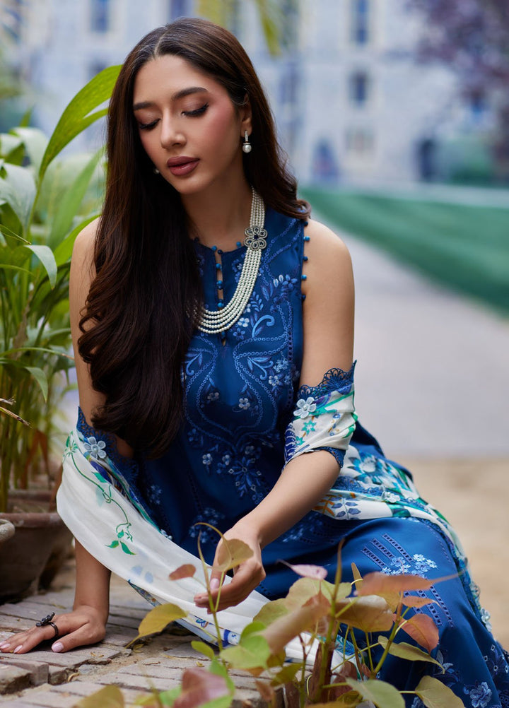 Mina Hasan Embroidered Lawn Suits Unstitched 3 Piece MNH25LL Anaaya - Festive Collection