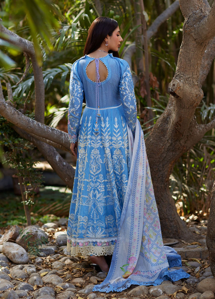 Mina Hasan Embroidered Lawn Suits Unstitched 3 Piece MNH25LL Baano - Festive Collection