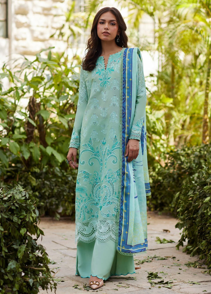 Mina Hasan Embroidered Lawn Suits Unstitched 3 Piece MNH25LL Lina - Festive Collection