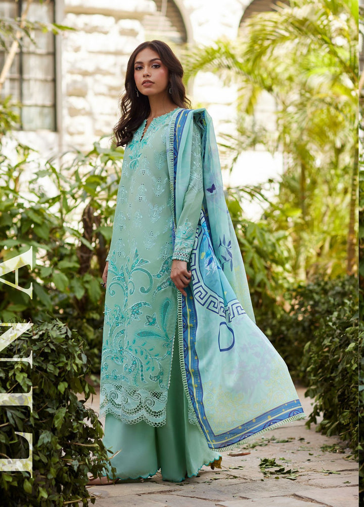 Mina Hasan Embroidered Lawn Suits Unstitched 3 Piece MNH25LL Lina - Festive Collection