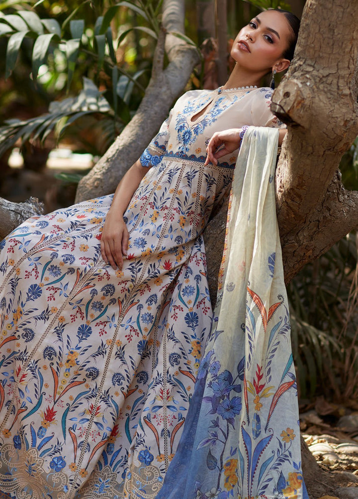 Mina Hasan Embroidered Lawn Suits Unstitched 3 Piece MNH25LL Taara - Festive Collection