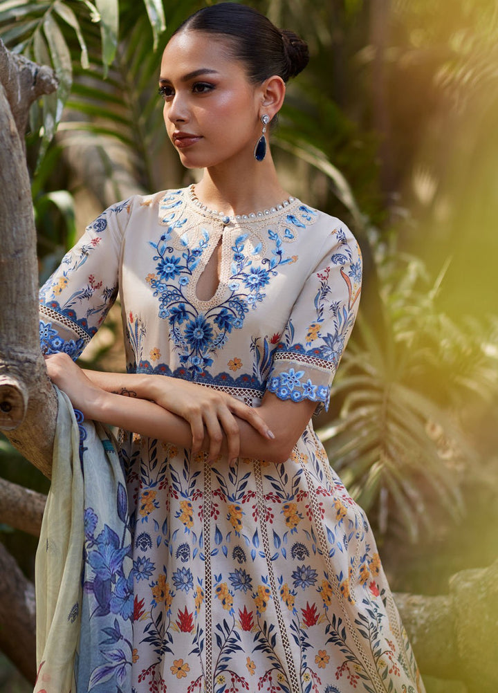 Mina Hasan Embroidered Lawn Suits Unstitched 3 Piece MNH25LL Taara - Festive Collection