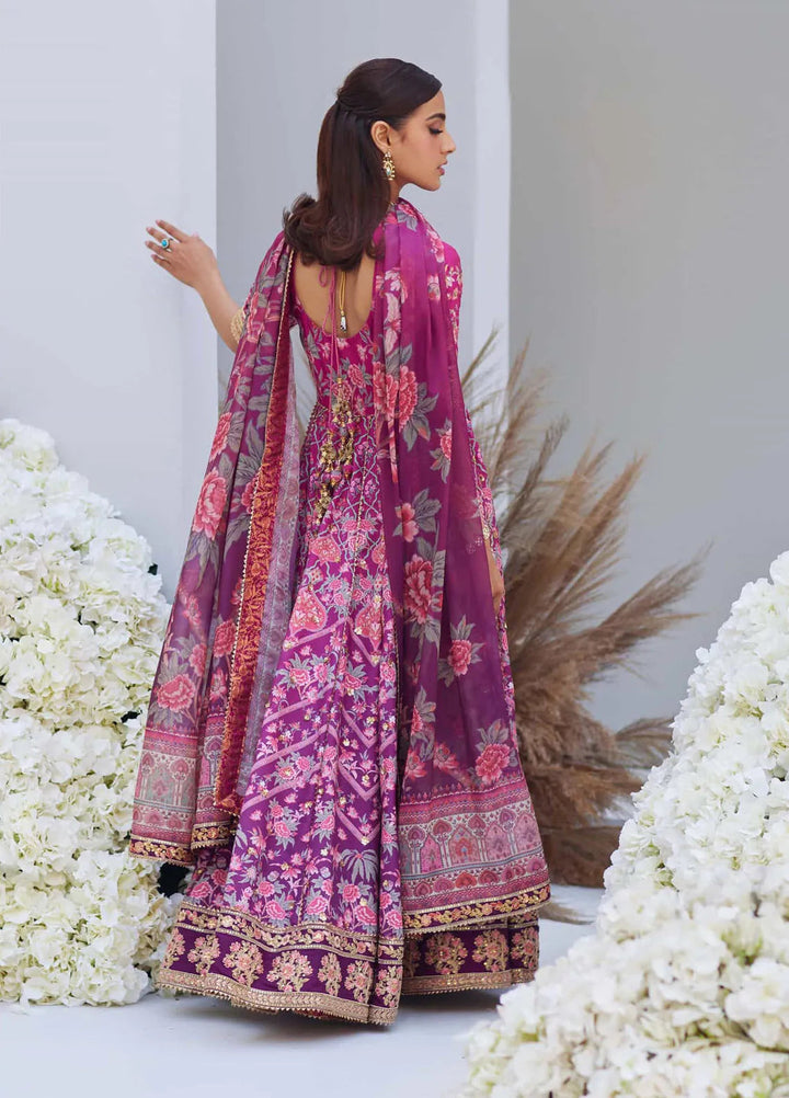 Mina Hasan Embroidered Raw Silk Suit Unstitched 3 Piece Nisha - Formal Collection