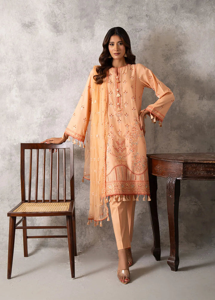 Mina Jan by Salitex Embroidered Lawn Suits Unstitched 3 Piece SUNS24MI061UT - Summer Collection