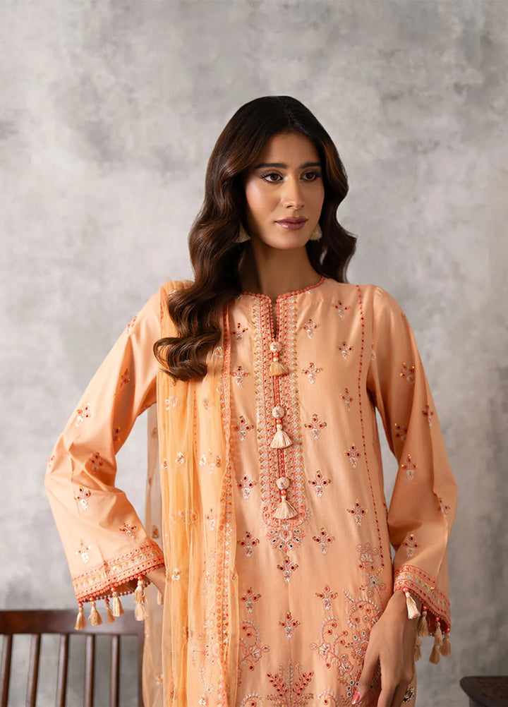 Mina Jan by Salitex Embroidered Lawn Suits Unstitched 3 Piece SUNS24MI061UT - Summer Collection