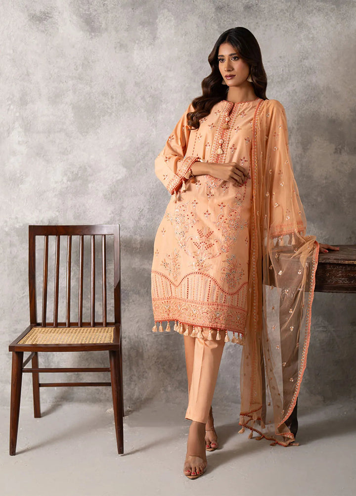 Mina Jan by Salitex Embroidered Lawn Suits Unstitched 3 Piece SUNS24MI061UT - Summer Collection