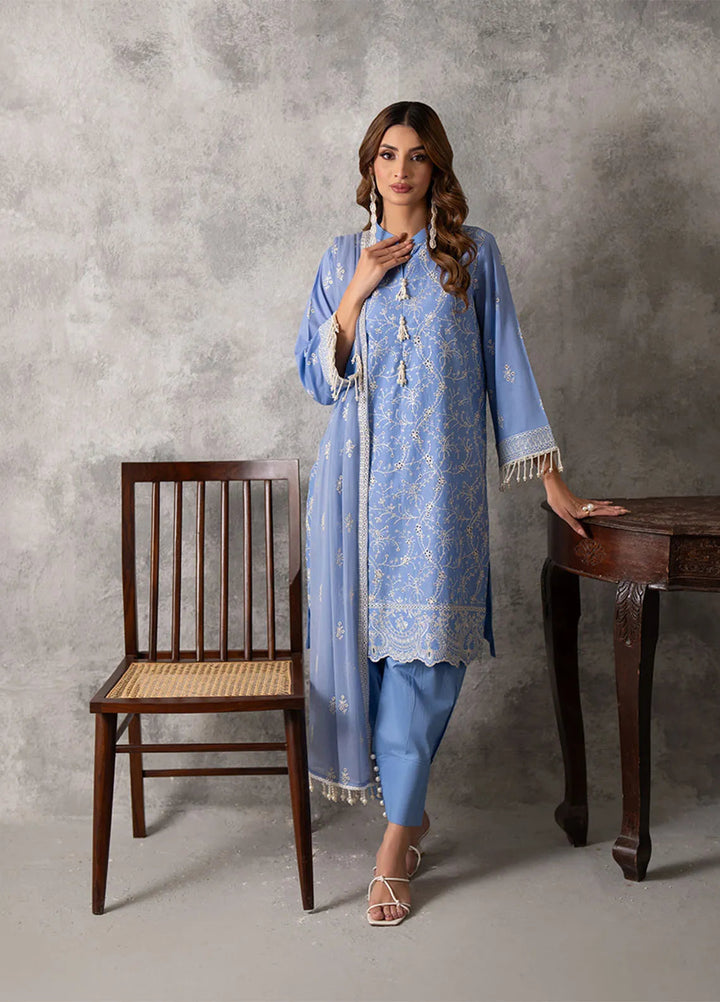 Mina Jan by Salitex Embroidered Lawn Suits Unstitched 3 Piece SUNS24MI063UT - Summer Collection