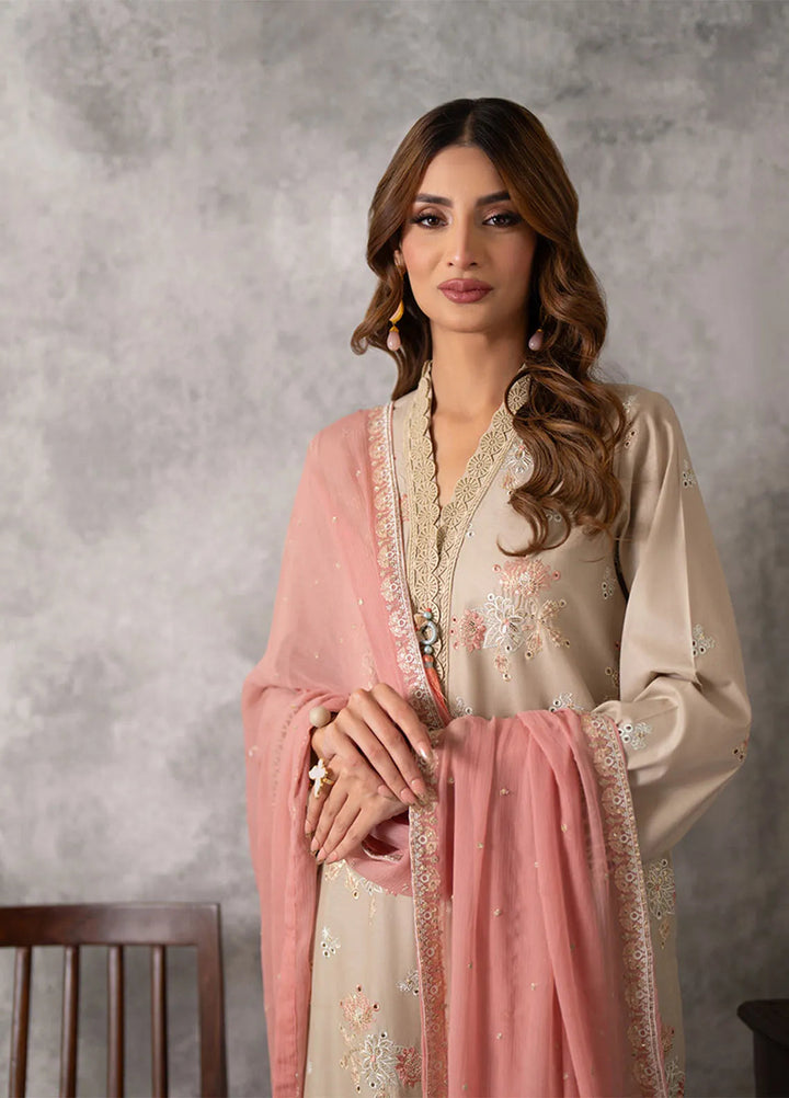 Mina Jan by Salitex Embroidered Lawn Suits Unstitched 3 Piece SUNS24MI064UT - Summer Collection