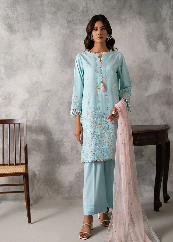 Mina Jan by Salitex Embroidered Lawn Suits Unstitched 3 Piece SUNS24MI066UT - Summer Collection