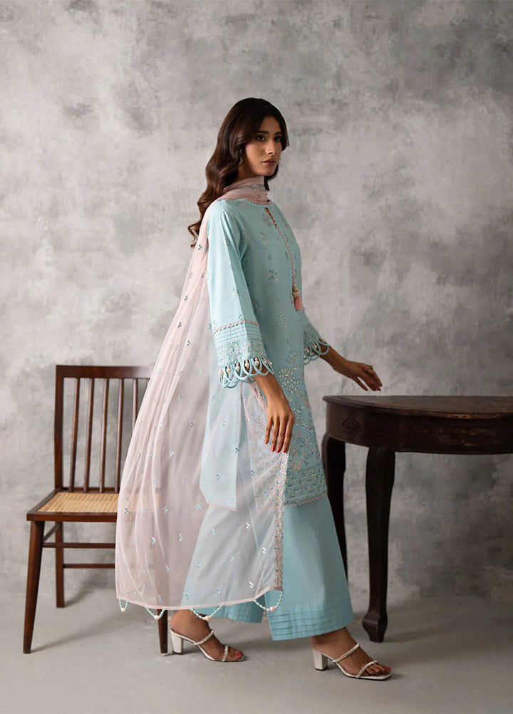 Mina Jan by Salitex Embroidered Lawn Suits Unstitched 3 Piece SUNS24MI066UT - Summer Collection