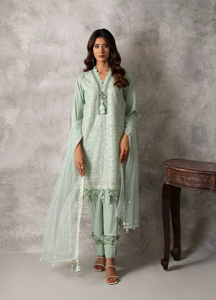 Mina Jan by Salitex Embroidered Lawn Suits Unstitched 3 Piece SUNS24MI069UT - Summer Collection