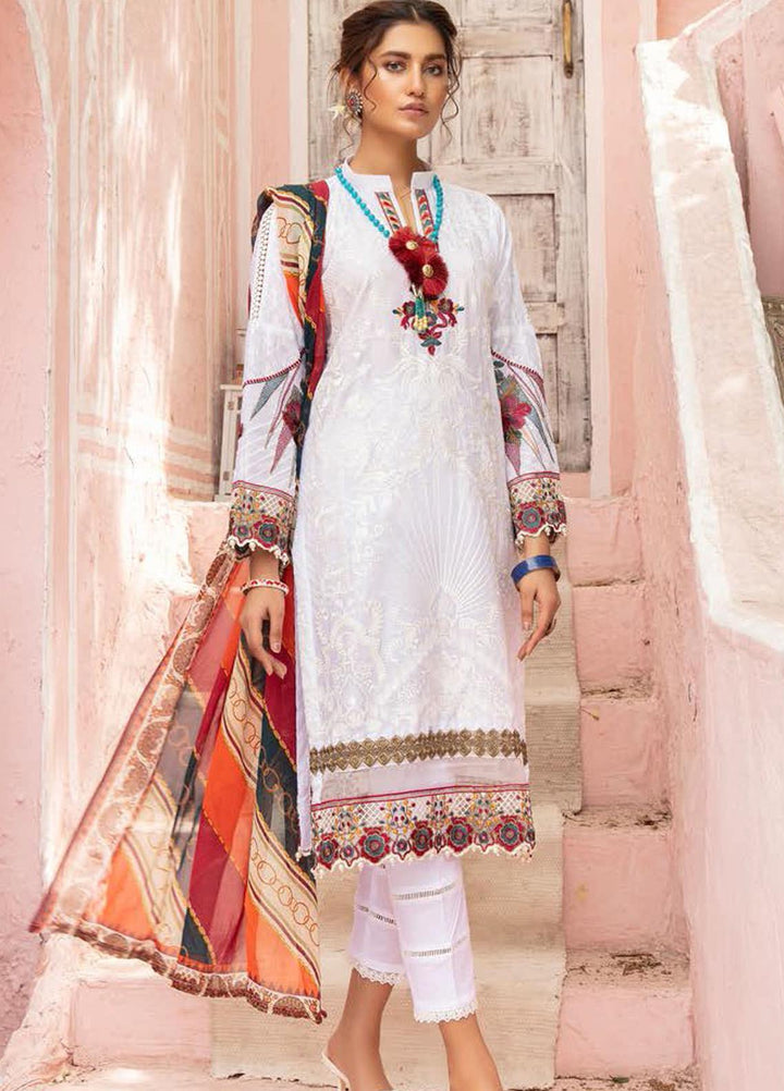 Mina by Riaz Arts Embroidered Lawn Suits Unstitched 3 Piece RA21SM SL-05 - Summer Collection