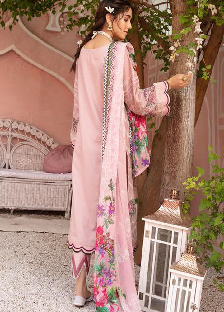 Mina by Riaz Arts Embroidered Lawn Suits Unstitched 3 Piece RA21SM SL-08 - Summer Collection
