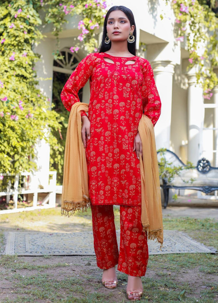 Minahil Printed Lawn Suits Unstitched 2 Piece MC-L-0224 - Summer Collection