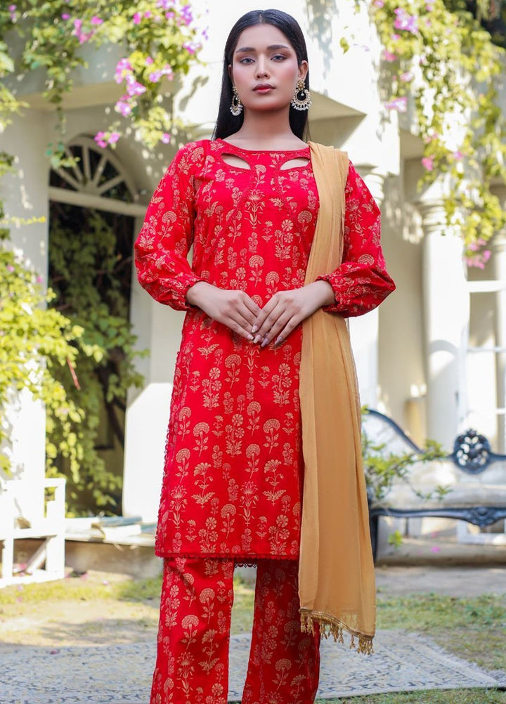Minahil Printed Lawn Suits Unstitched 2 Piece MC-L-0224 - Summer Collection