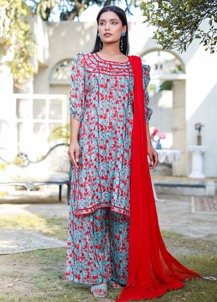 Minahil Printed Lawn Suits Unstitched 2 Piece MC-L-0225 - Summer Collection