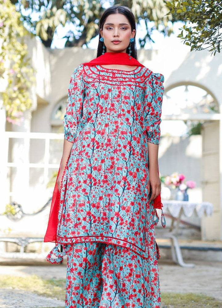 Minahil Printed Lawn Suits Unstitched 2 Piece MC-L-0225 - Summer Collection