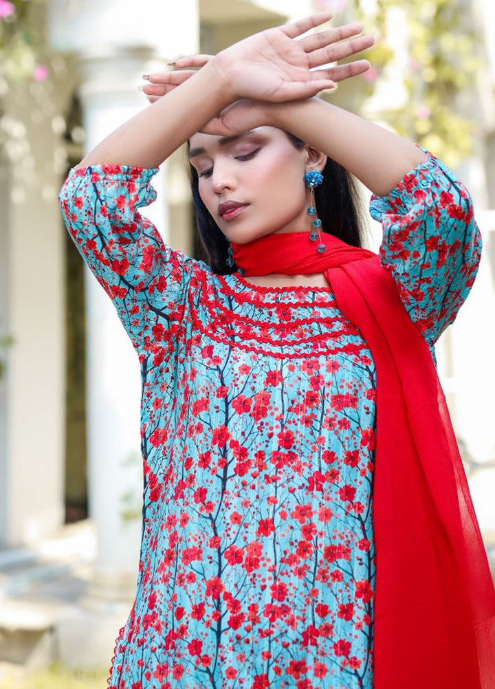 Minahil Printed Lawn Suits Unstitched 2 Piece MC-L-0225 - Summer Collection