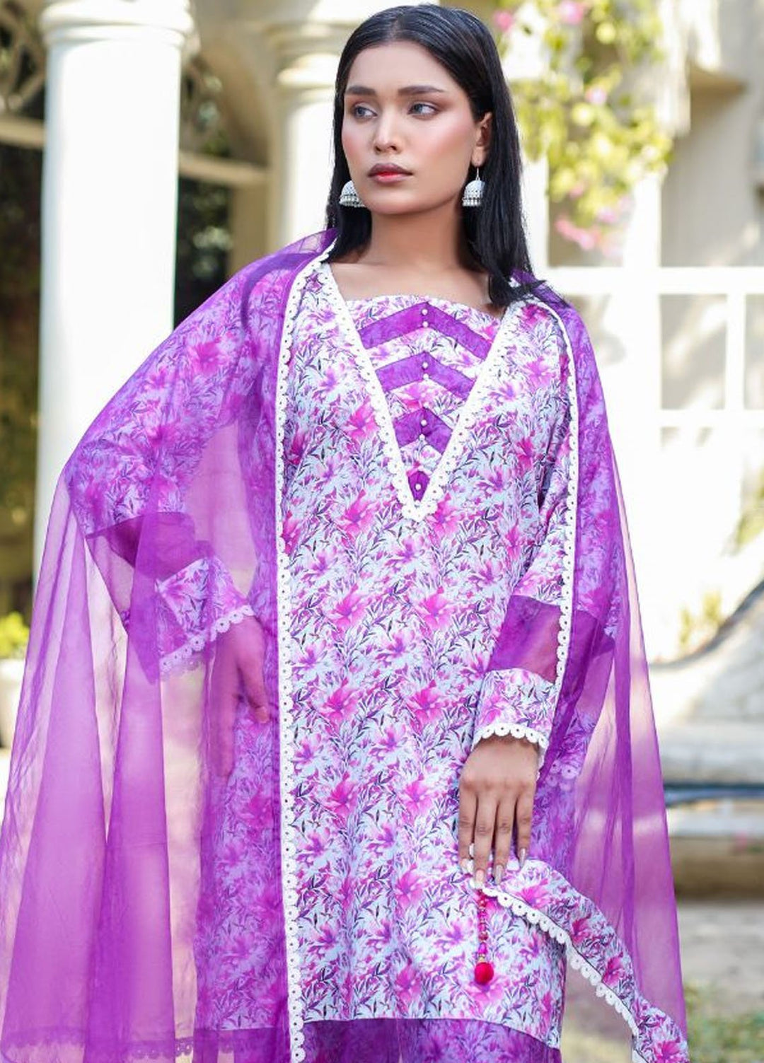 Minahil Printed Lawn Suits Unstitched 2 Piece MC-L-0232 - Summer Collection