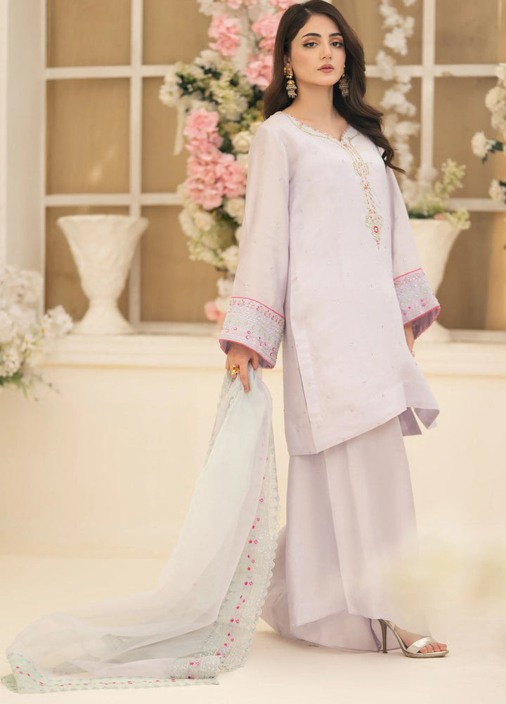 Minha by Miras Pret Embroidered Silk 3 Piece Aveli