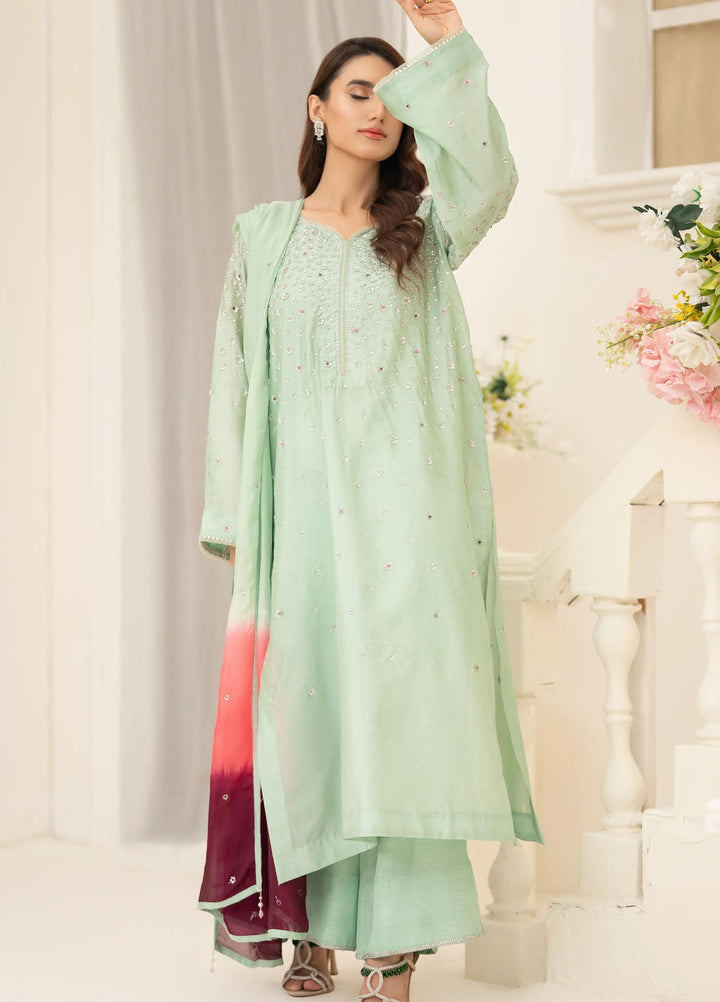 Minha by Miras Pret Embroidered Silk 3 Piece Elva