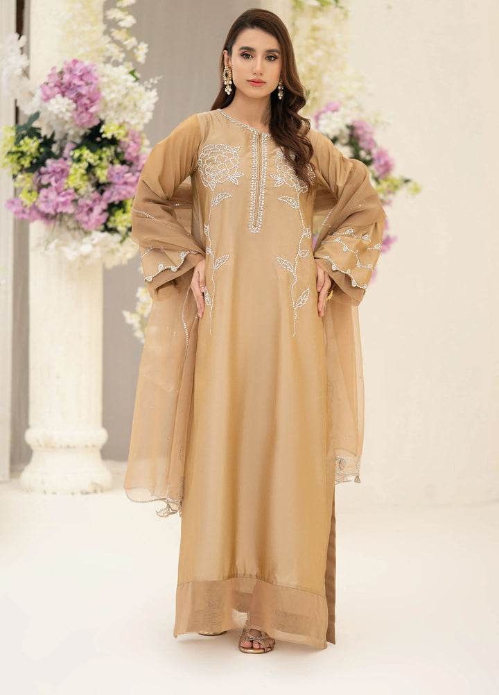 Minha by Miras Pret Embroidered Silk 3 Piece Pinar