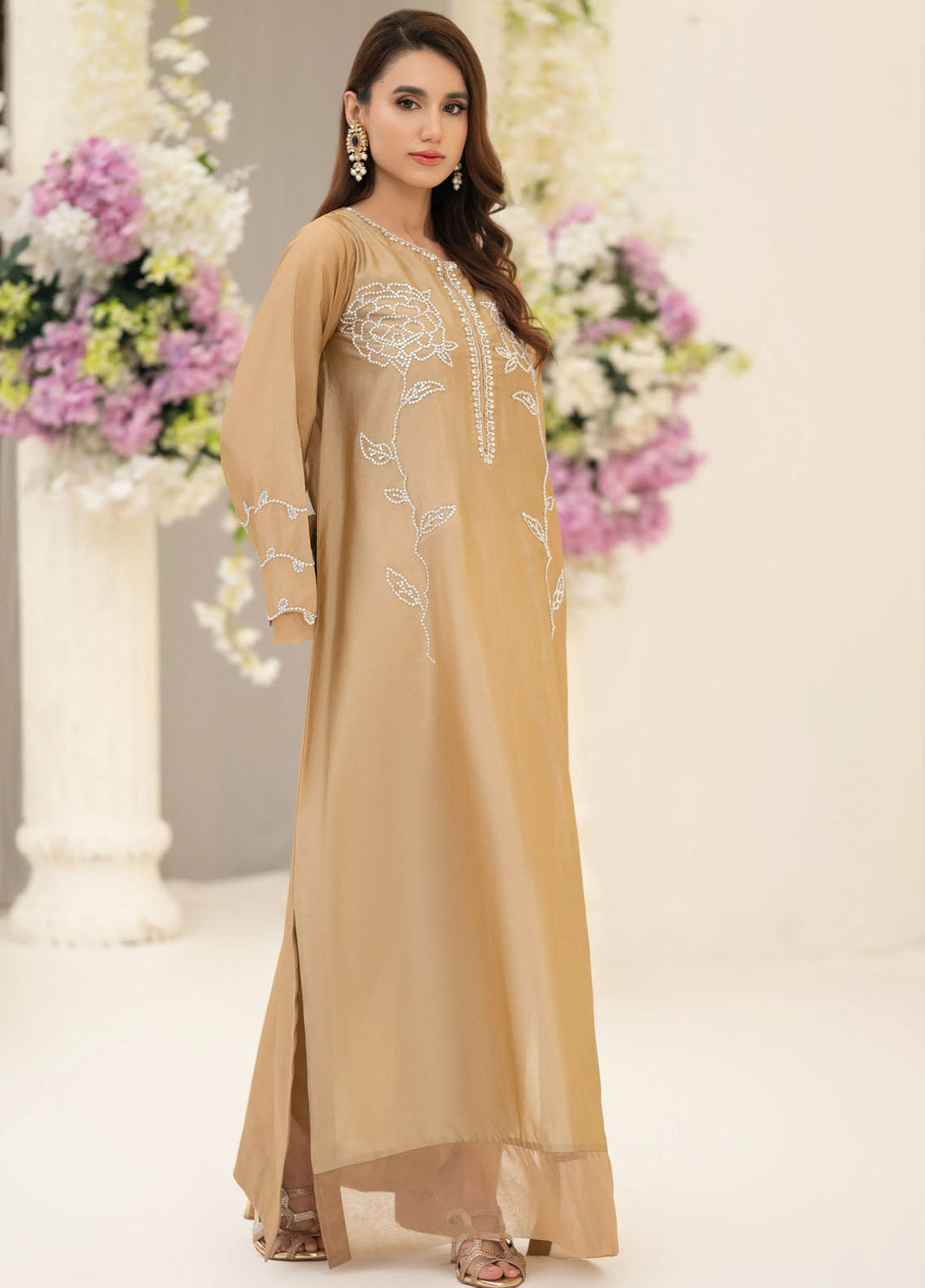 Minha by Miras Pret Embroidered Silk 3 Piece Pinar