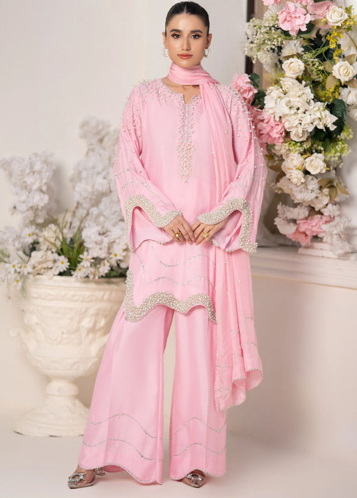 Minha by Miras Pret Embroidered Silk 3 Piece Zyne