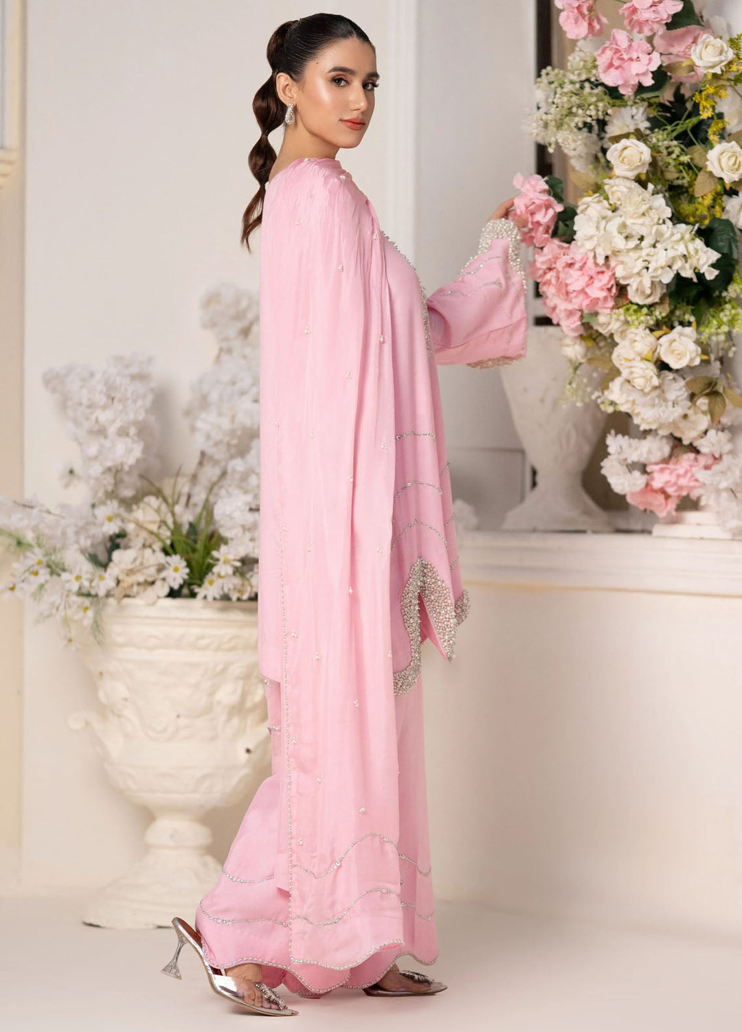 Minha by Miras Pret Embroidered Silk 3 Piece Zyne