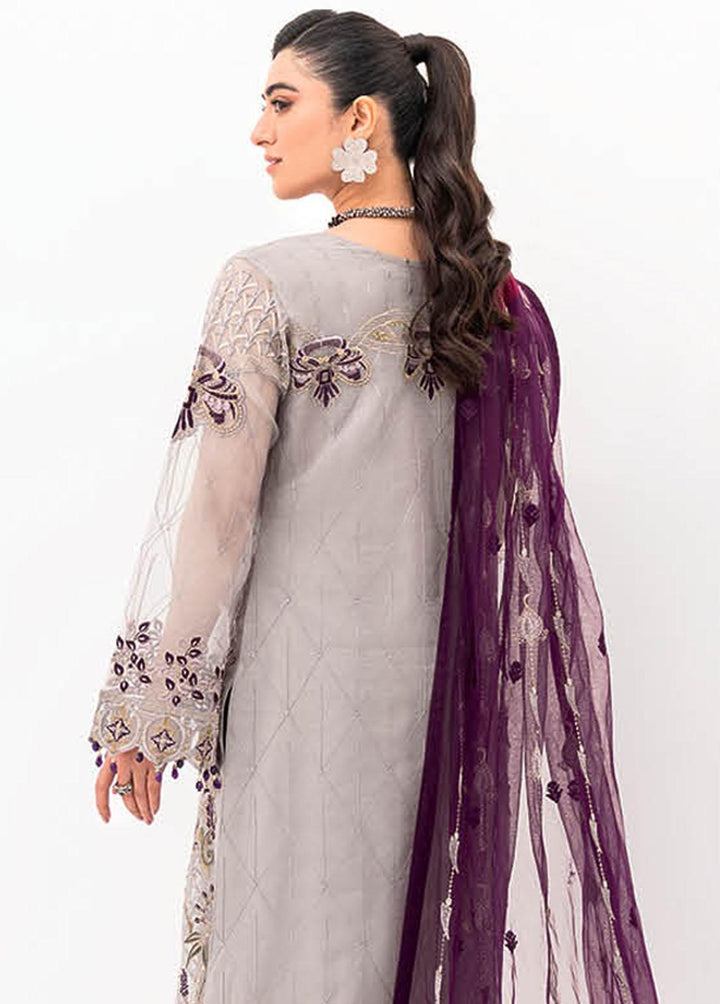Minhal by Ramsha Embroidered Organza Suits Unstitched 3 Piece RSH23-M8 M-801 - Luxury Collection