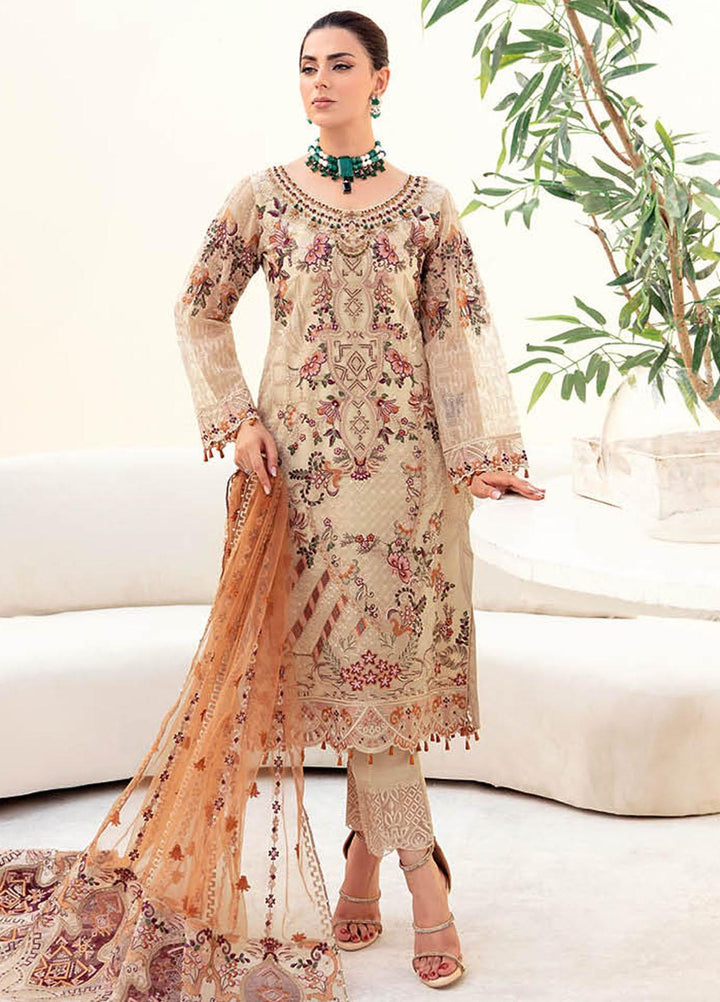 Minhal by Ramsha Embroidered  Suits Unstitched 3 Piece RSH23-M9 M-901 - Formal Collection