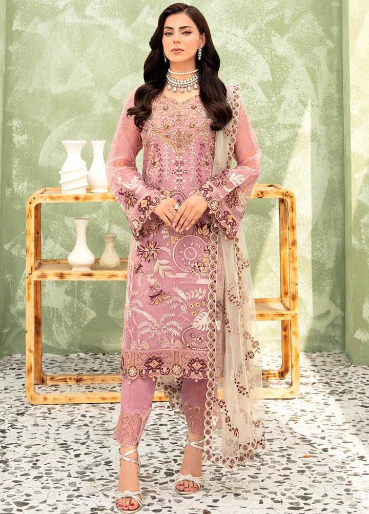 Minhal by Ramsha Embroidered  Suits Unstitched 3 Piece RSH23-M9 M-903 - Formal Collection