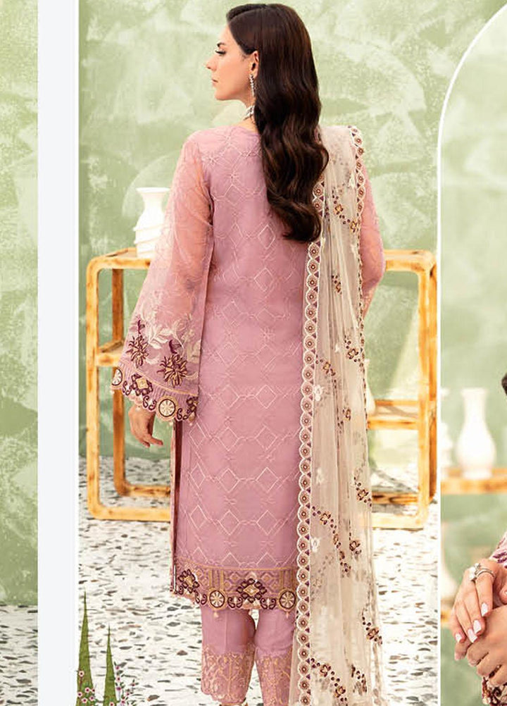 Minhal by Ramsha Embroidered  Suits Unstitched 3 Piece RSH23-M9 M-903 - Formal Collection