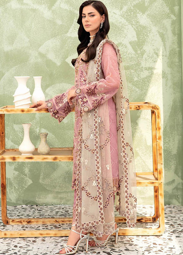 Minhal by Ramsha Embroidered  Suits Unstitched 3 Piece RSH23-M9 M-903 - Formal Collection