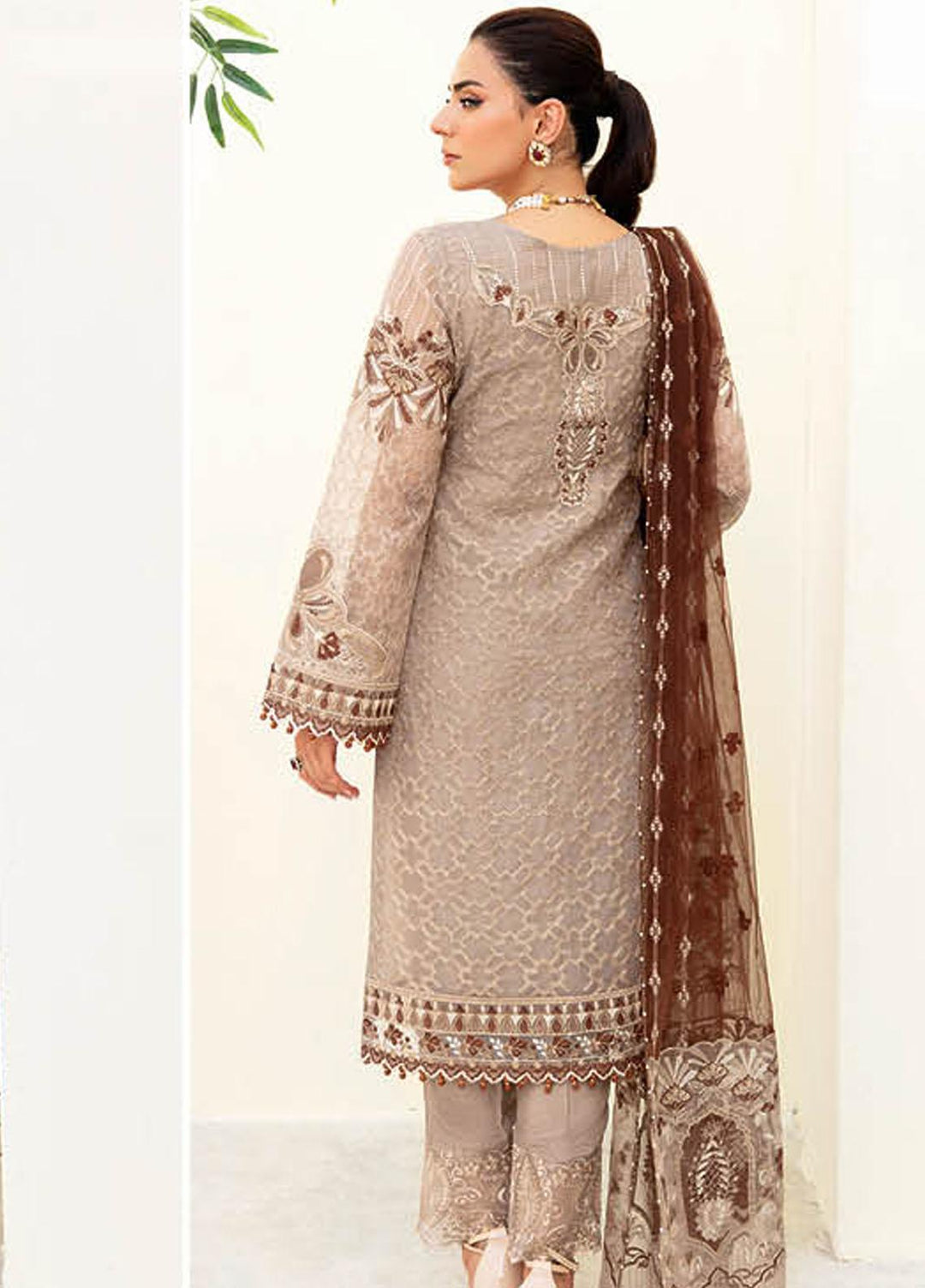 Minhal by Ramsha Embroidered  Suits Unstitched 3 Piece RSH23-M9 M-904 - Formal Collection