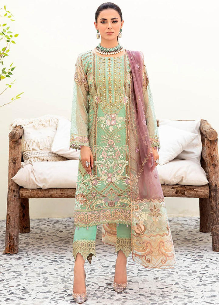 Minhal by Ramsha Embroidered  Suits Unstitched 3 Piece RSH23-M9 M-905 - Formal Collection