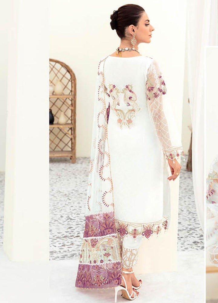 Minhal by Ramsha Embroidered  Suits Unstitched 3 Piece RSH23-M9 M-907 - Formal Collection