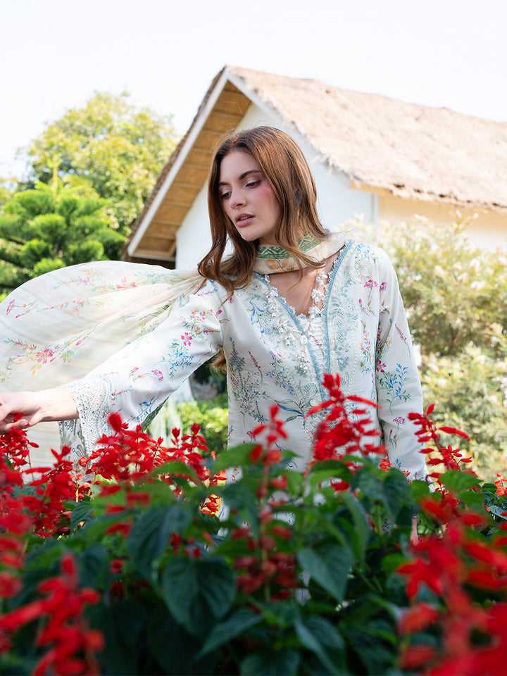 The Scent Of Summers by Yards Unstitched Embroidered Lawn 3 Piece Suit Minted Daydream Casual Collection