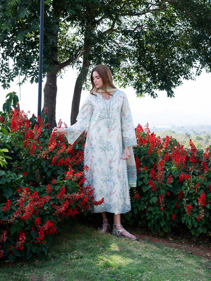 The Scent Of Summers by Yards Unstitched Embroidered Lawn 3 Piece Suit Minted Daydream Casual Collection
