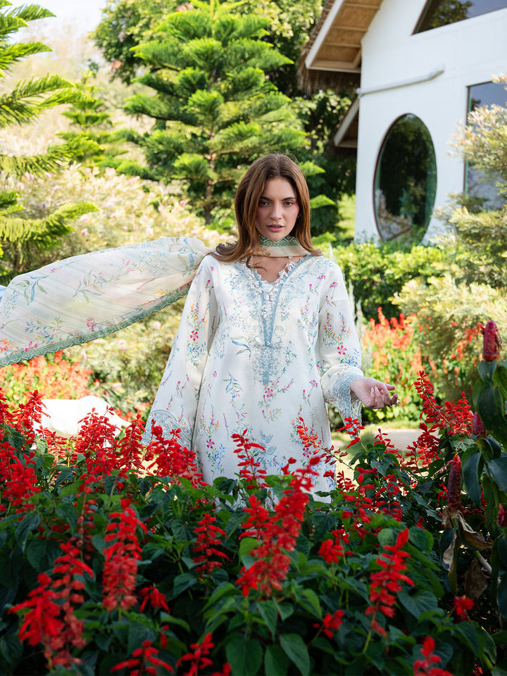 The Scent Of Summers by Yards Unstitched Embroidered Lawn 3 Piece Suit Minted Daydream Casual Collection