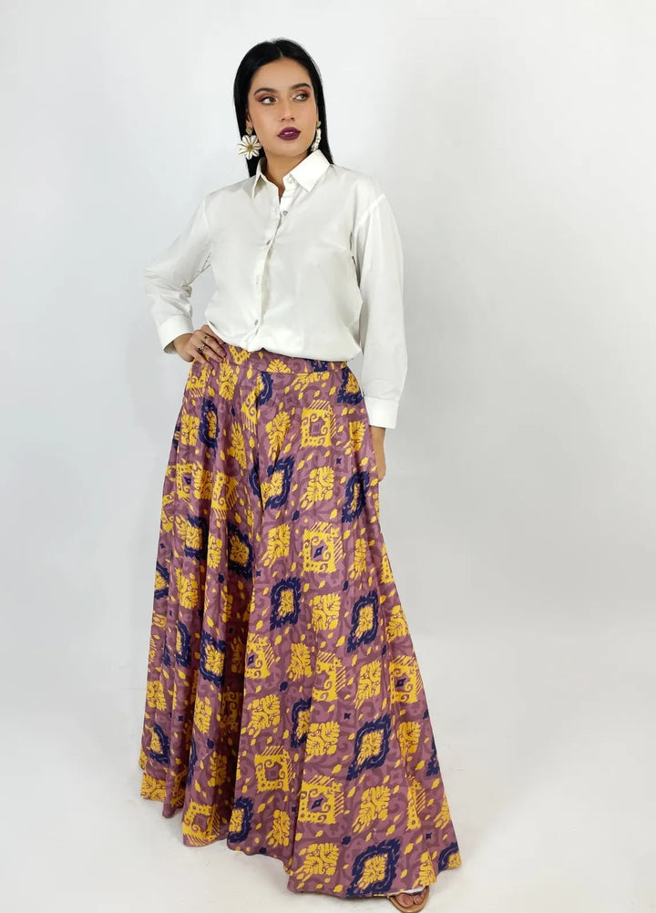 Minutiae Pret Printed Pure Cotton Khaddar 1 Piece Suit Ikat Skirt