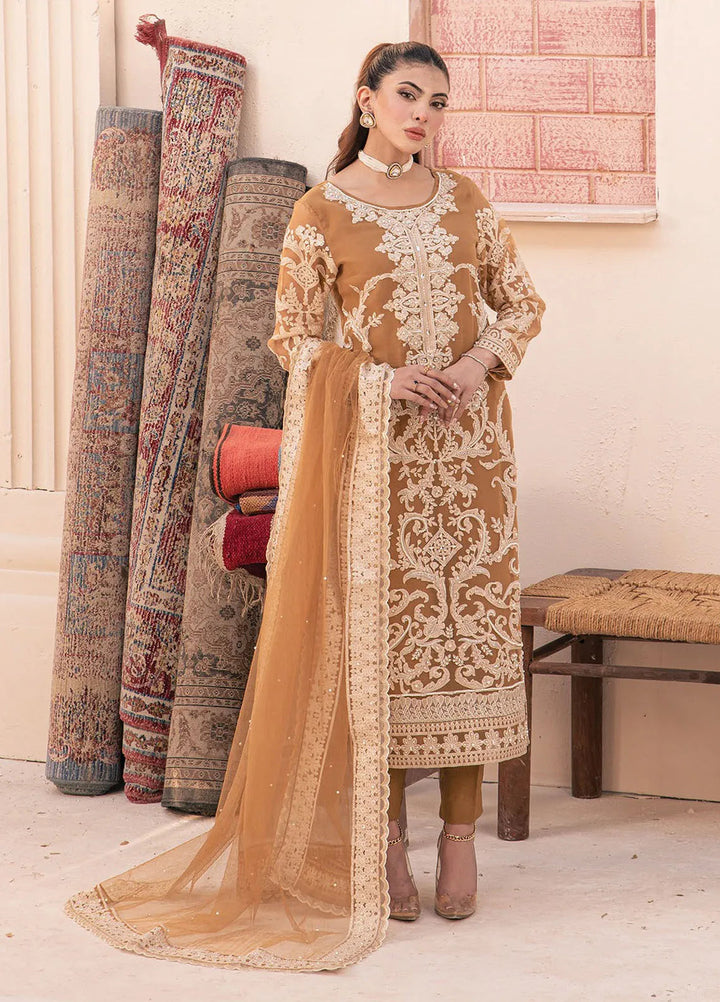 Miorah By House Of Nawab Embroidered Suit Unstitched 3 Piece HON24M D-1 Irfa B - Festive Collection
