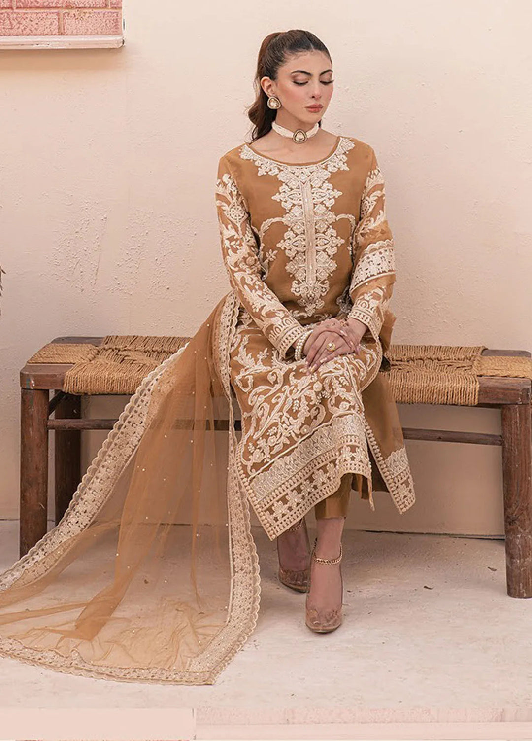 Miorah By House Of Nawab Embroidered Suit Unstitched 3 Piece HON24M D-1 Irfa B - Festive Collection