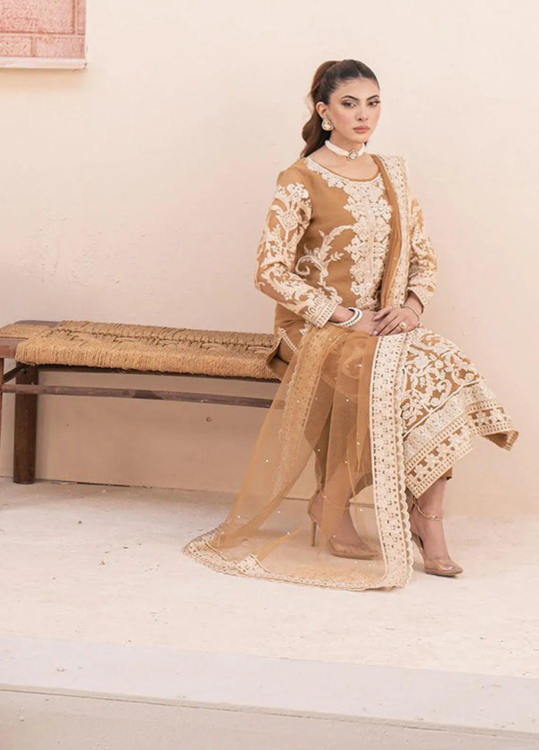 Miorah By House Of Nawab Embroidered Suit Unstitched 3 Piece HON24M D-1 Irfa B - Festive Collection