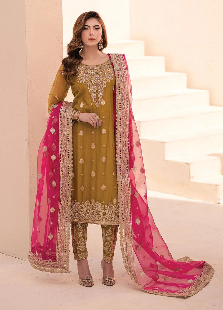 Miorah By House Of Nawab Embroidered Suit Unstitched 3 Piece HON24M D-2 Tanya A - Festive Collection
