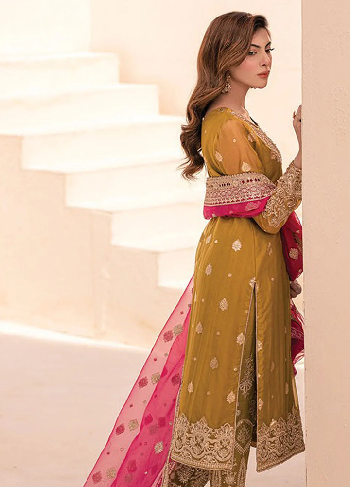 Miorah By House Of Nawab Embroidered Suit Unstitched 3 Piece HON24M D-2 Tanya A - Festive Collection