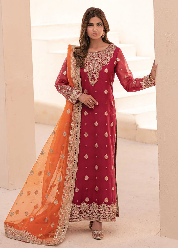 Miorah By House Of Nawab Embroidered Suit Unstitched 3 Piece HON24M D-2 Tanya B - Festive Collection