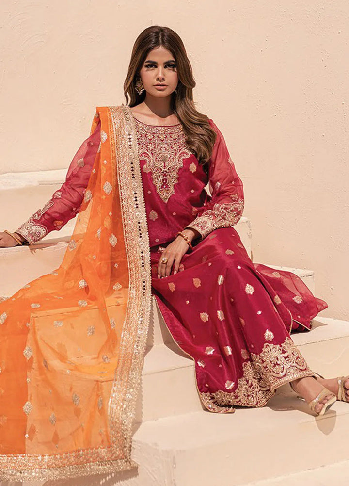 Miorah By House Of Nawab Embroidered Suit Unstitched 3 Piece HON24M D-2 Tanya B - Festive Collection